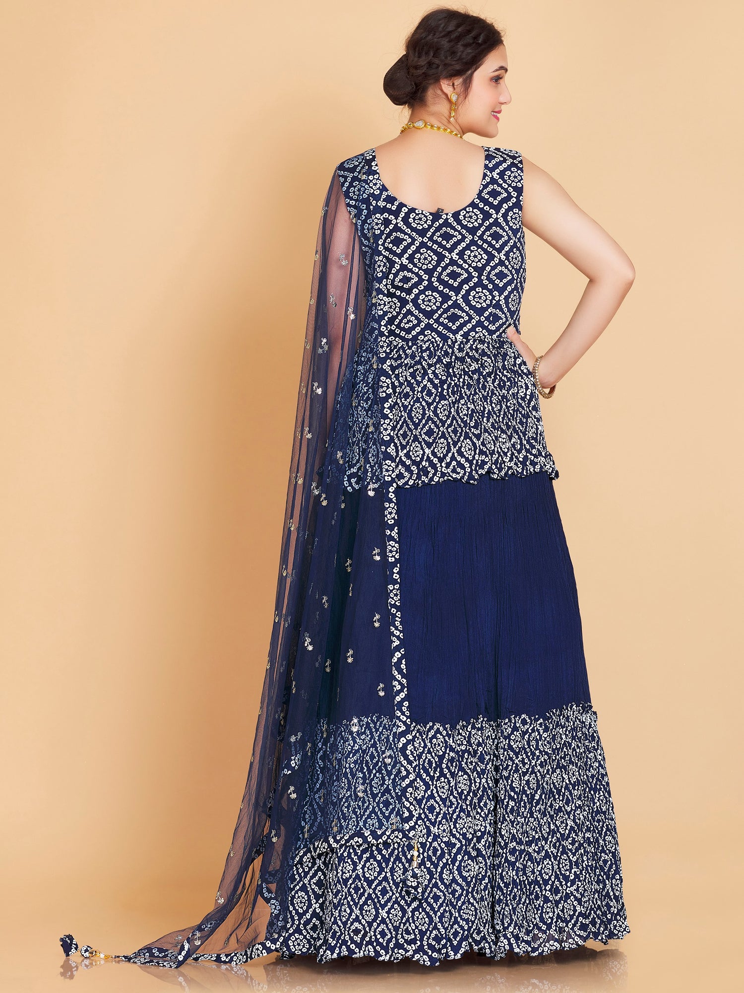 Hana Long Top Lehenga Choli - Roop Darshan