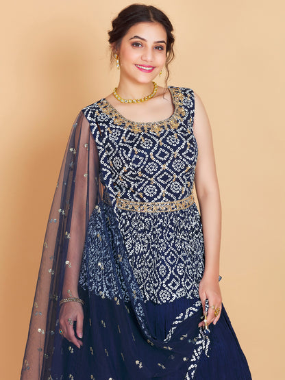 Hana Long Top Lehenga Choli - Roop Darshan