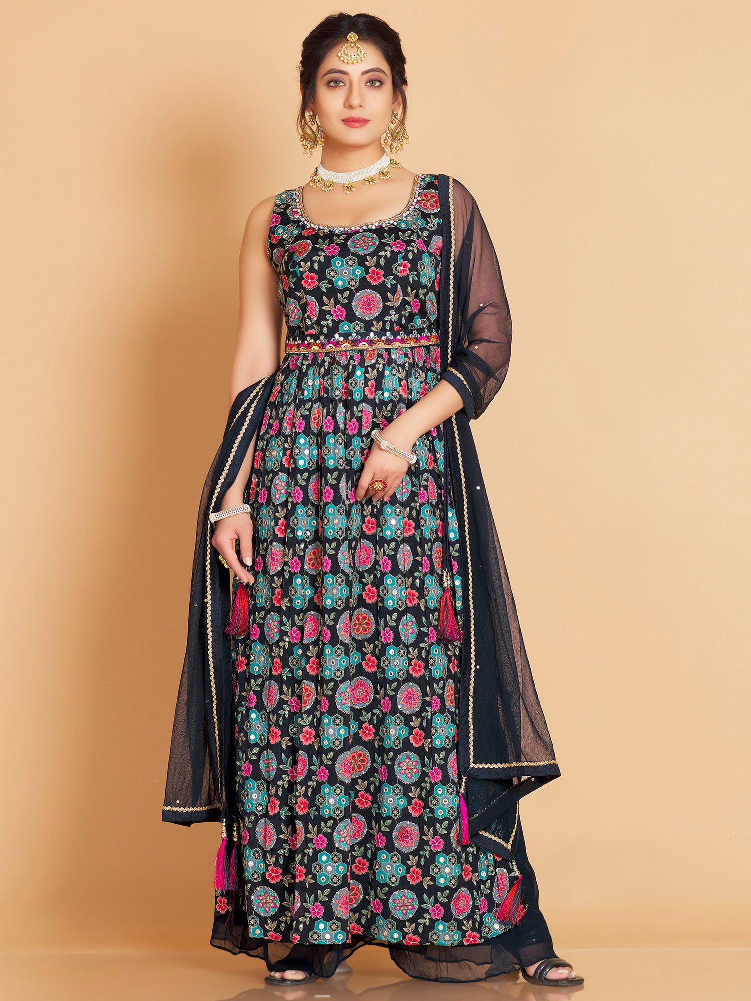 Haafiza Plazzo Suit - Roop Darshan