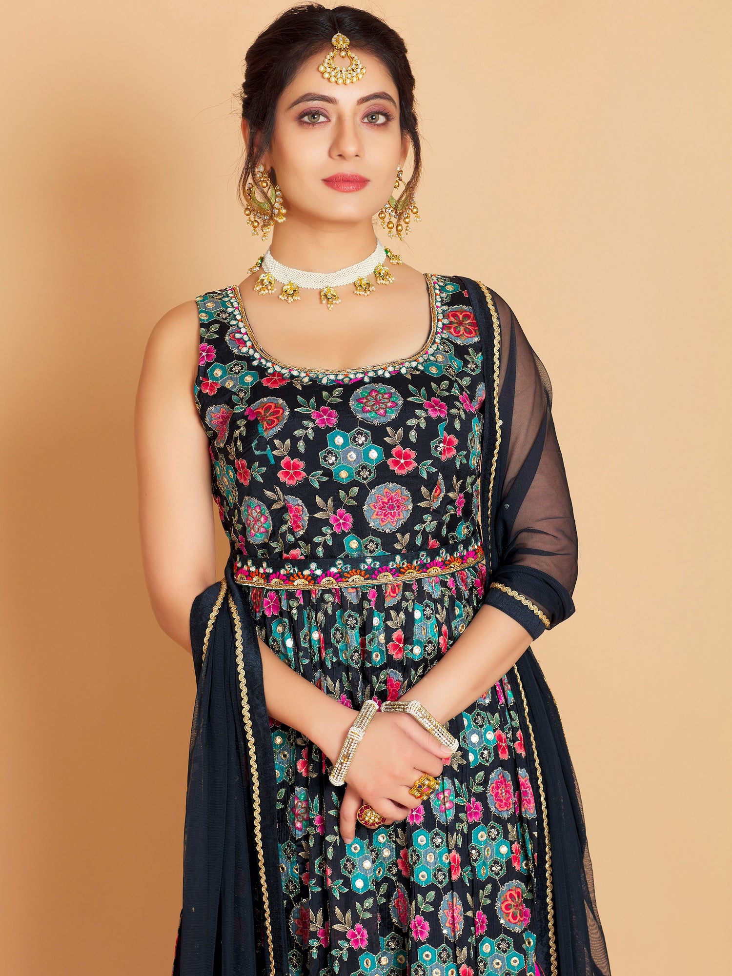 Haafiza Plazzo Suit - Roop Darshan