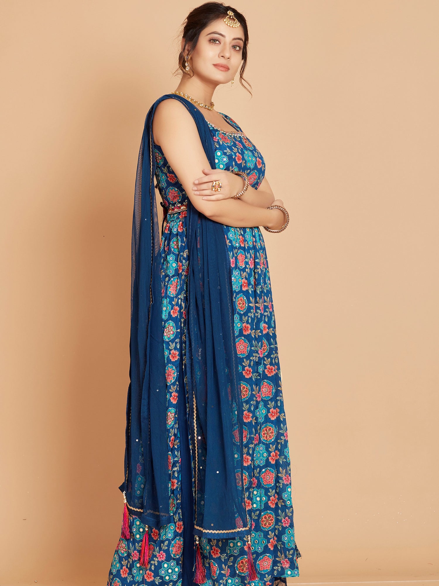 Haafiza Plazzo Suit - Roop Darshan