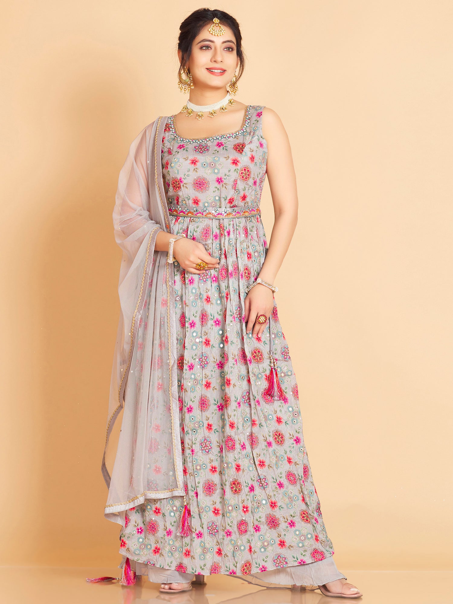 Haafiza Plazzo Suit - Roop Darshan