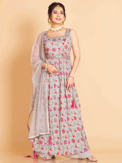 Haafiza Plazzo Suit - Roop Darshan