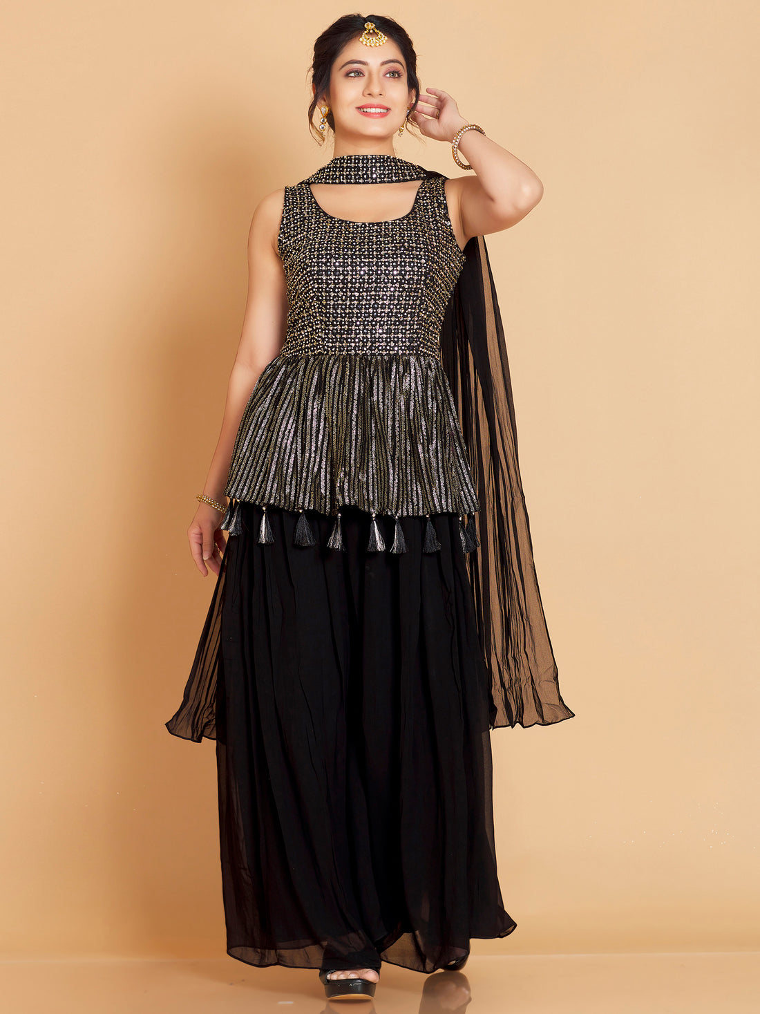 Deshna Palazzo Suit - Roop Darshan