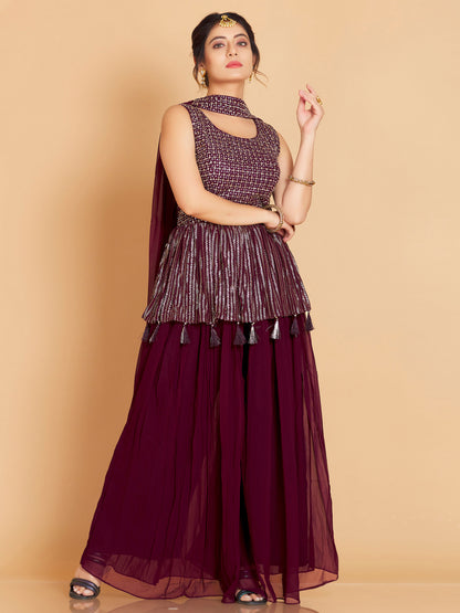 Deshna Palazzo Suit - Roop Darshan