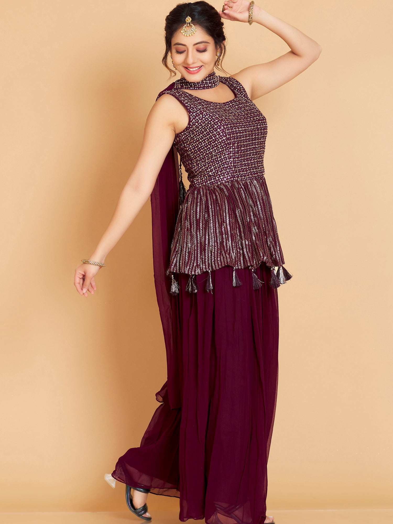 Deshna Palazzo Suit - Roop Darshan