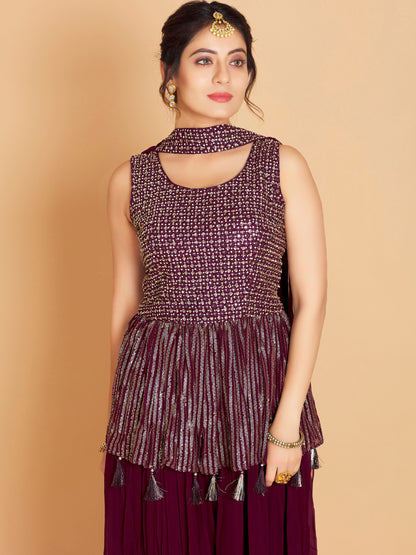 Deshna Palazzo Suit - Roop Darshan