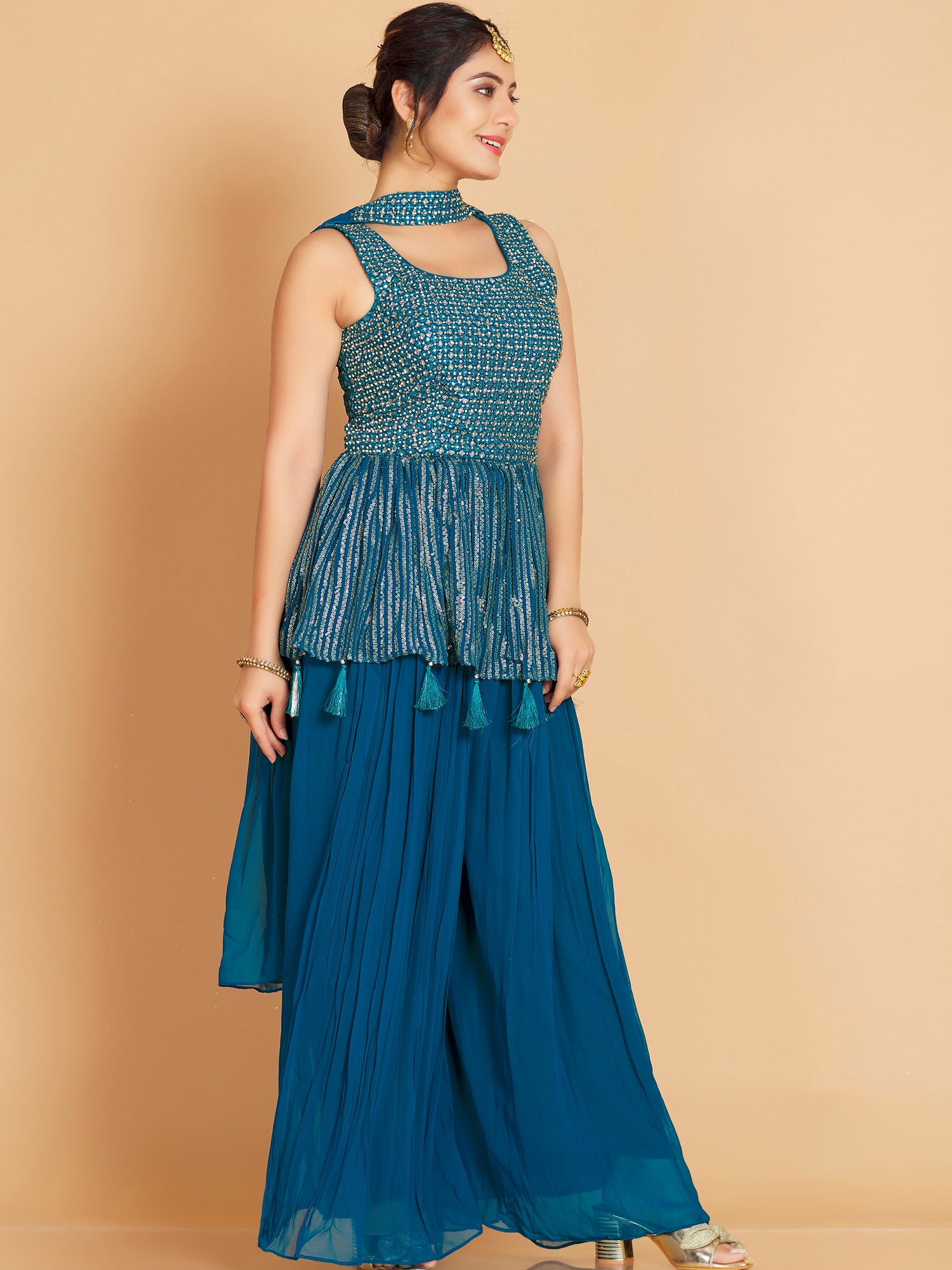 Deshna Palazzo Suit - Roop Darshan