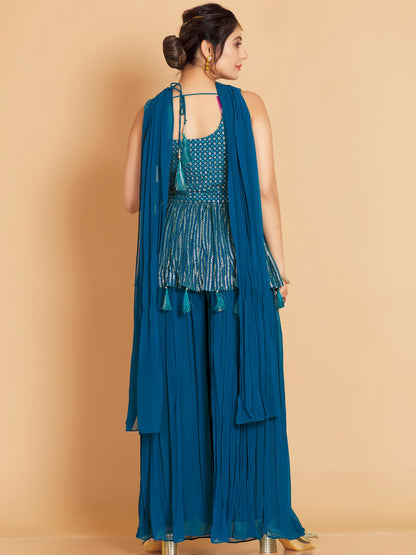 Deshna Palazzo Suit - Roop Darshan
