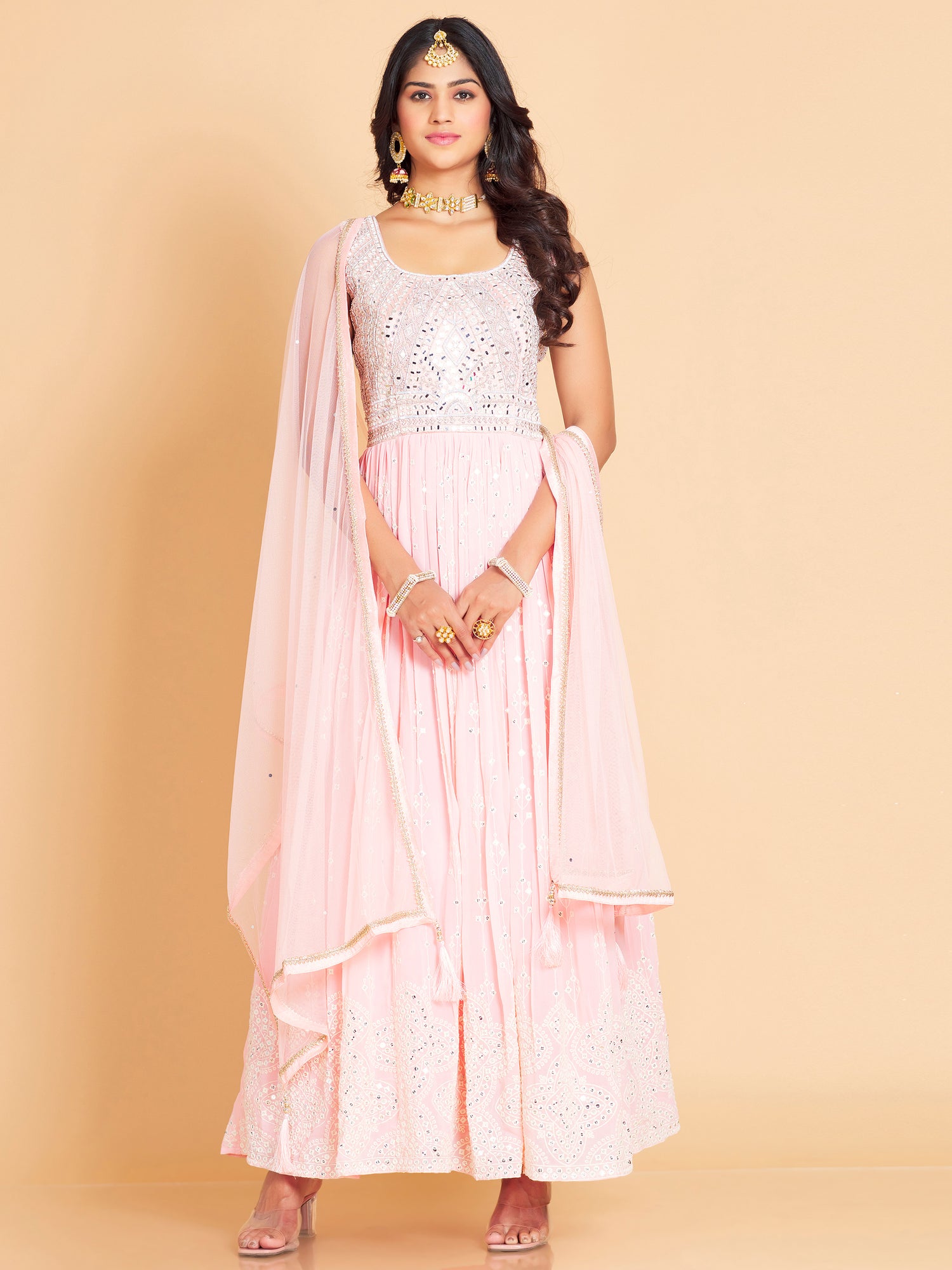 Adeena Flair Suit - Roop Darshan