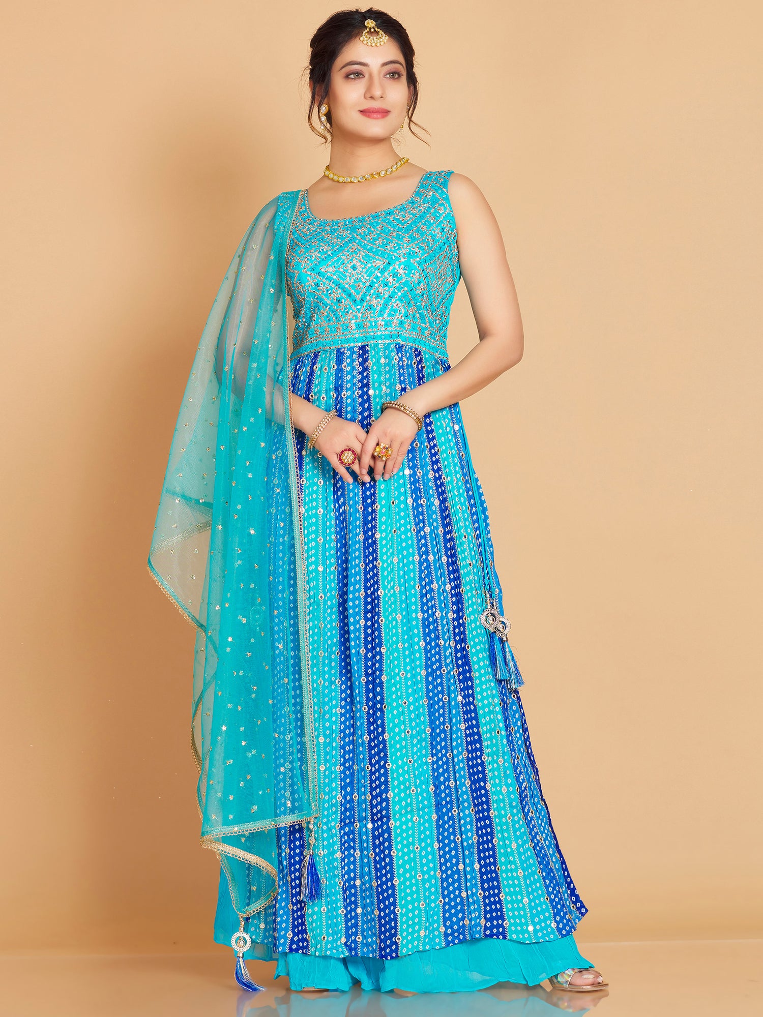 Kaashvi Plazzo Suit - Roop Darshan