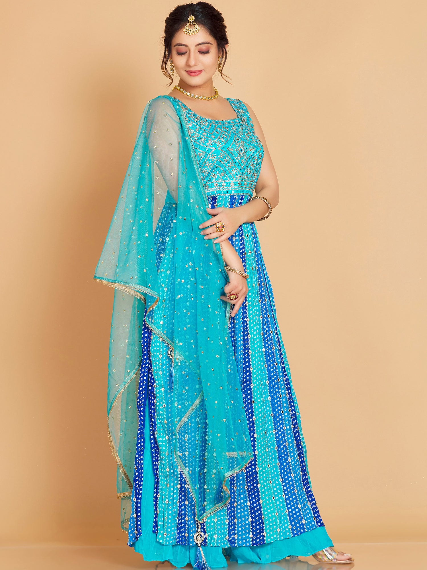 Kaashvi Plazzo Suit - Roop Darshan