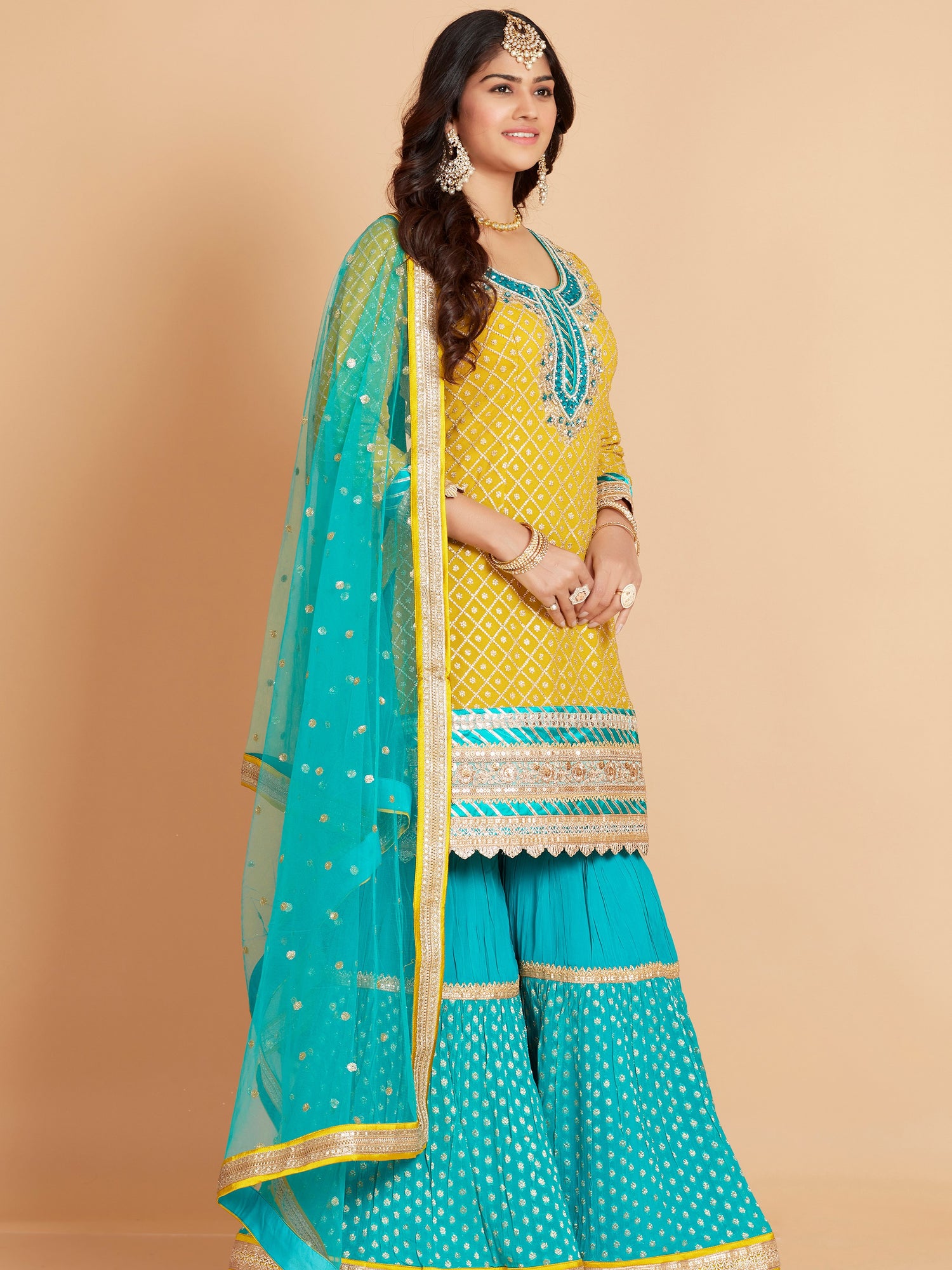 Meher Sharara Suit - Roop Darshan