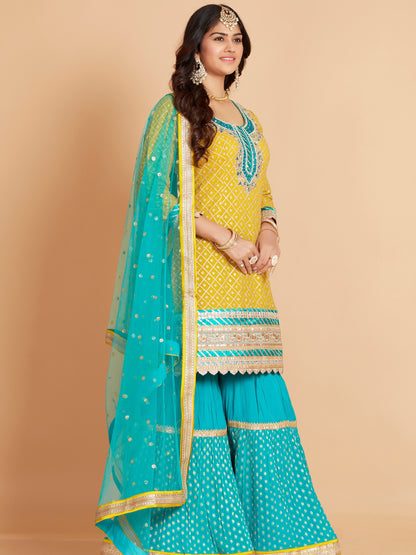 Meher Sharara Suit - Roop Darshan