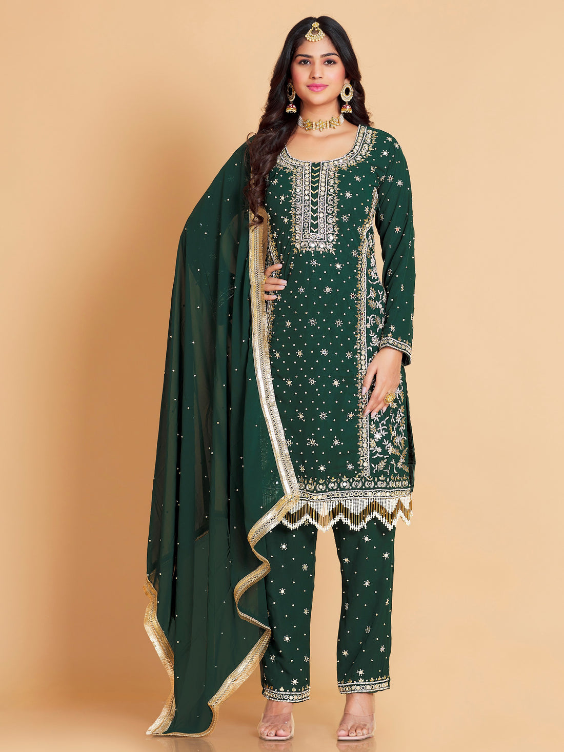 Maira Plazzo Suit - Roop Darshan
