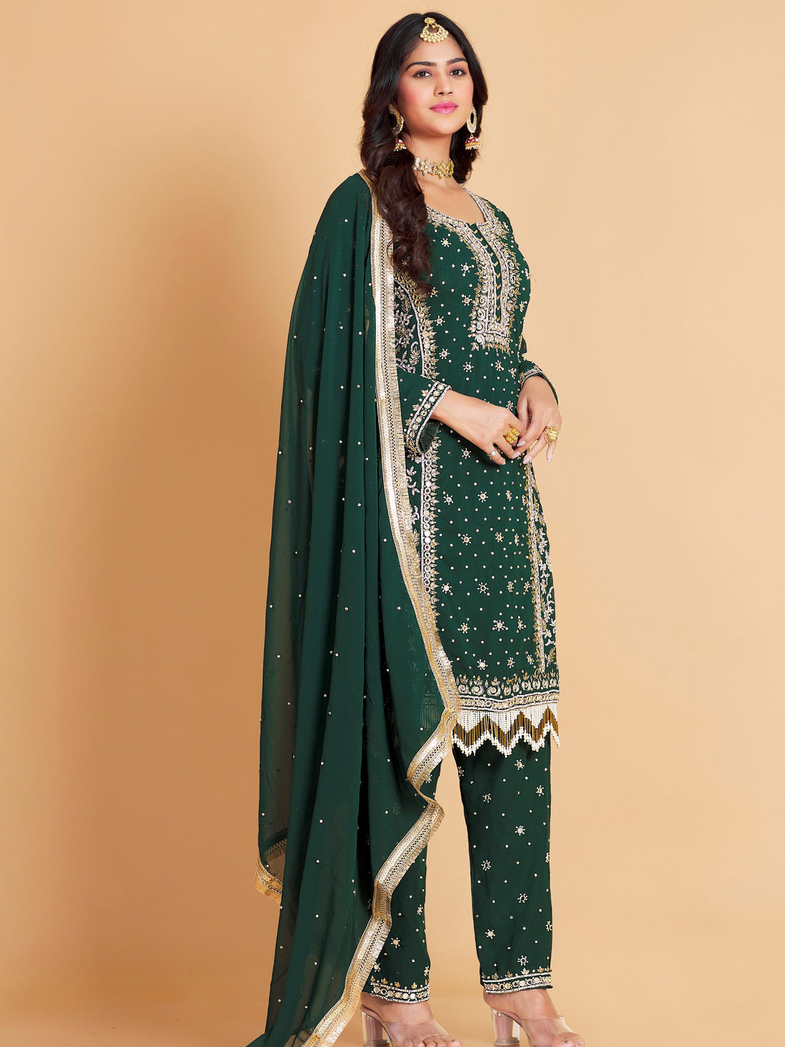Maira Plazzo Suit - Roop Darshan