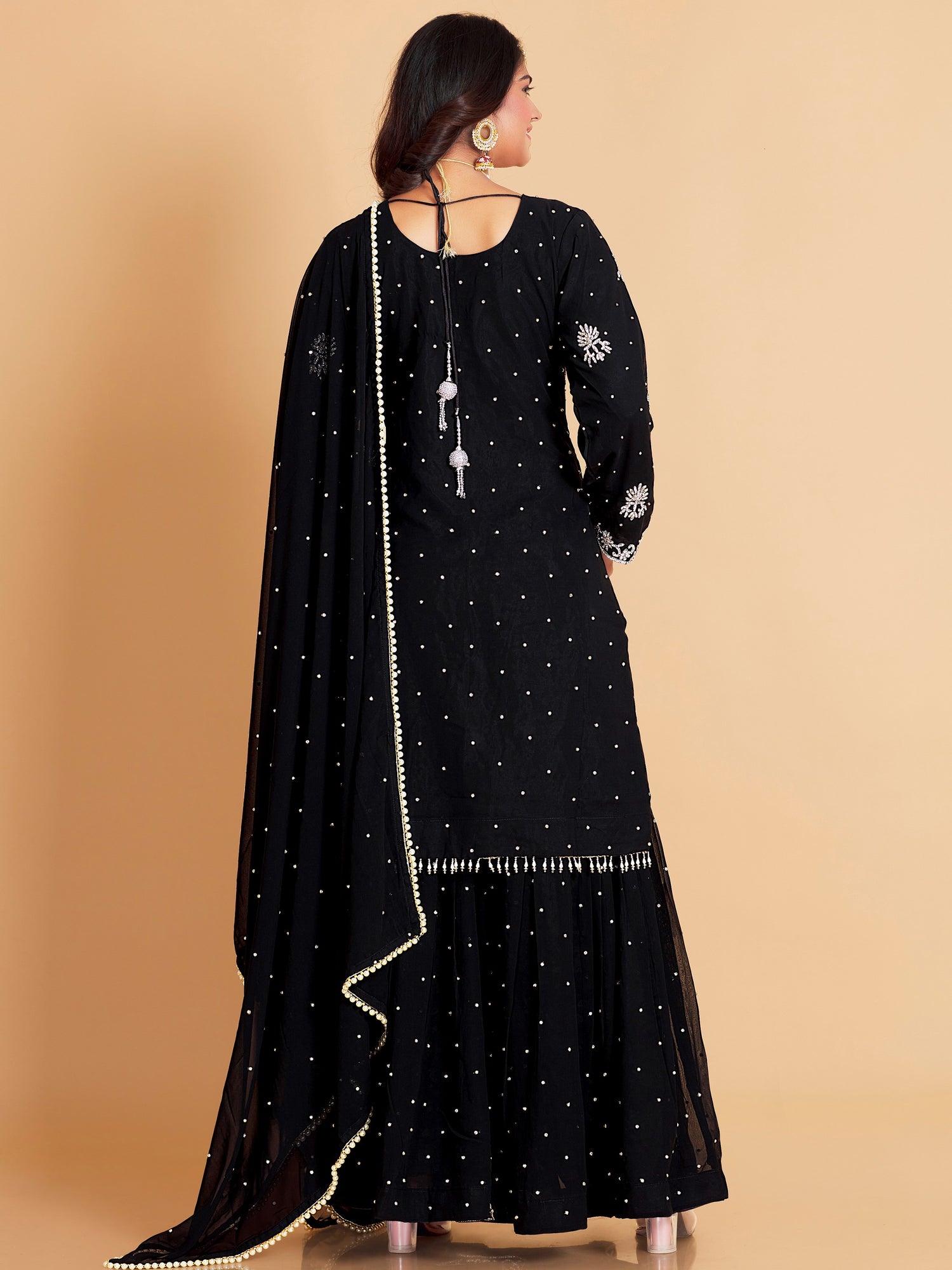 Haneefa Sharara Suit - Roop Darshan