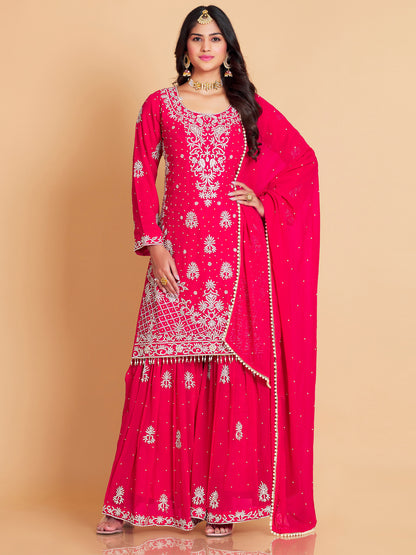 Haneefa Sharara Suit - Roop Darshan