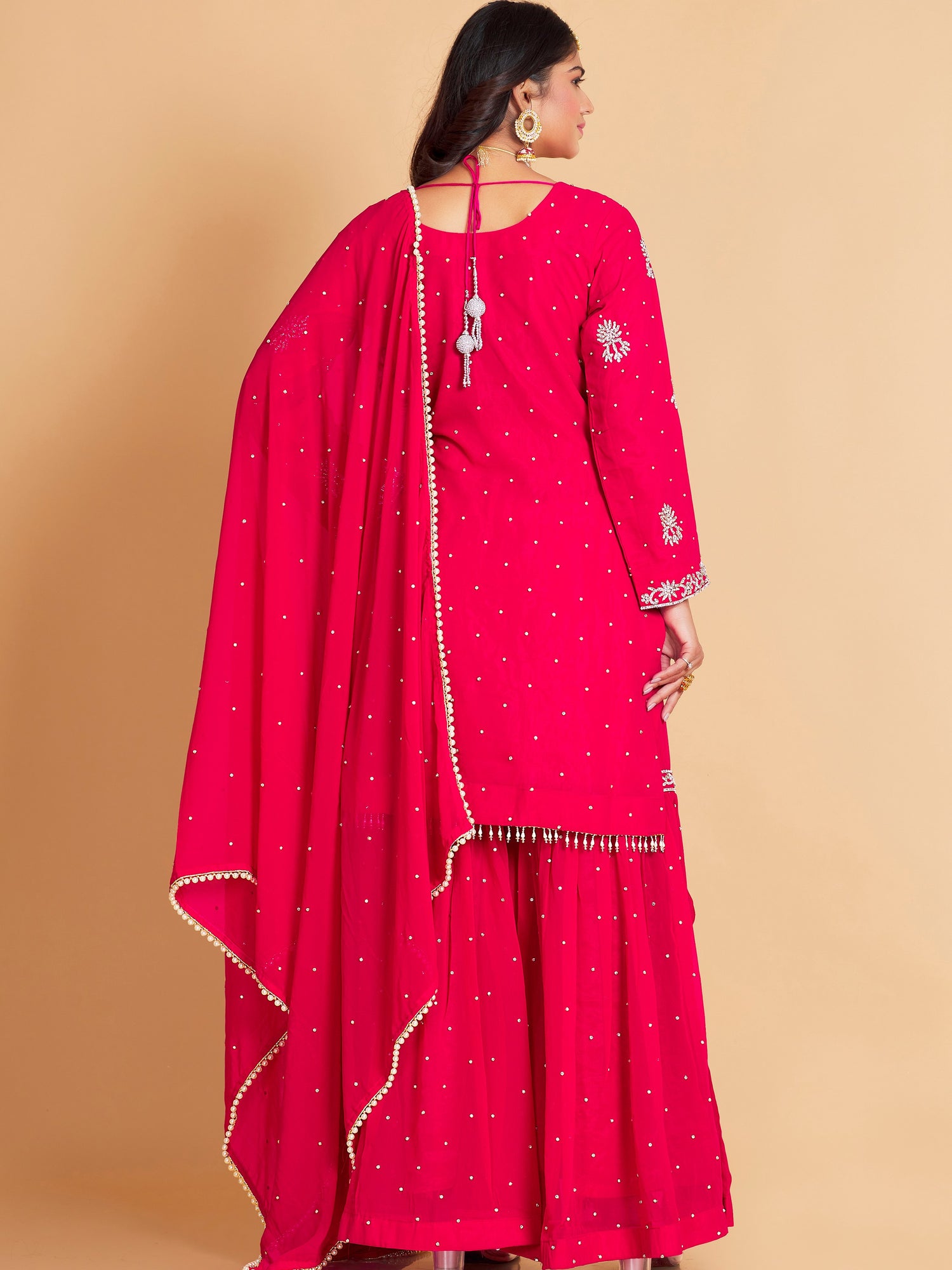 Haneefa Sharara Suit - Roop Darshan