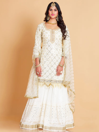 Maheera Sharara Suit - Roop Darshan