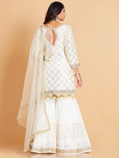 Maheera Sharara Suit - Roop Darshan
