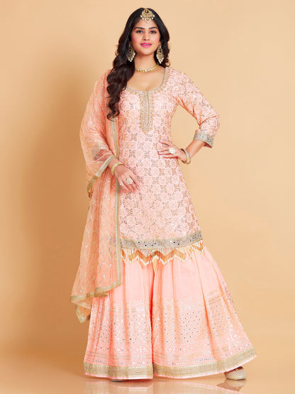 Maheera Sharara Suit - Roop Darshan