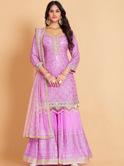 Maheera Sharara Suit - Roop Darshan
