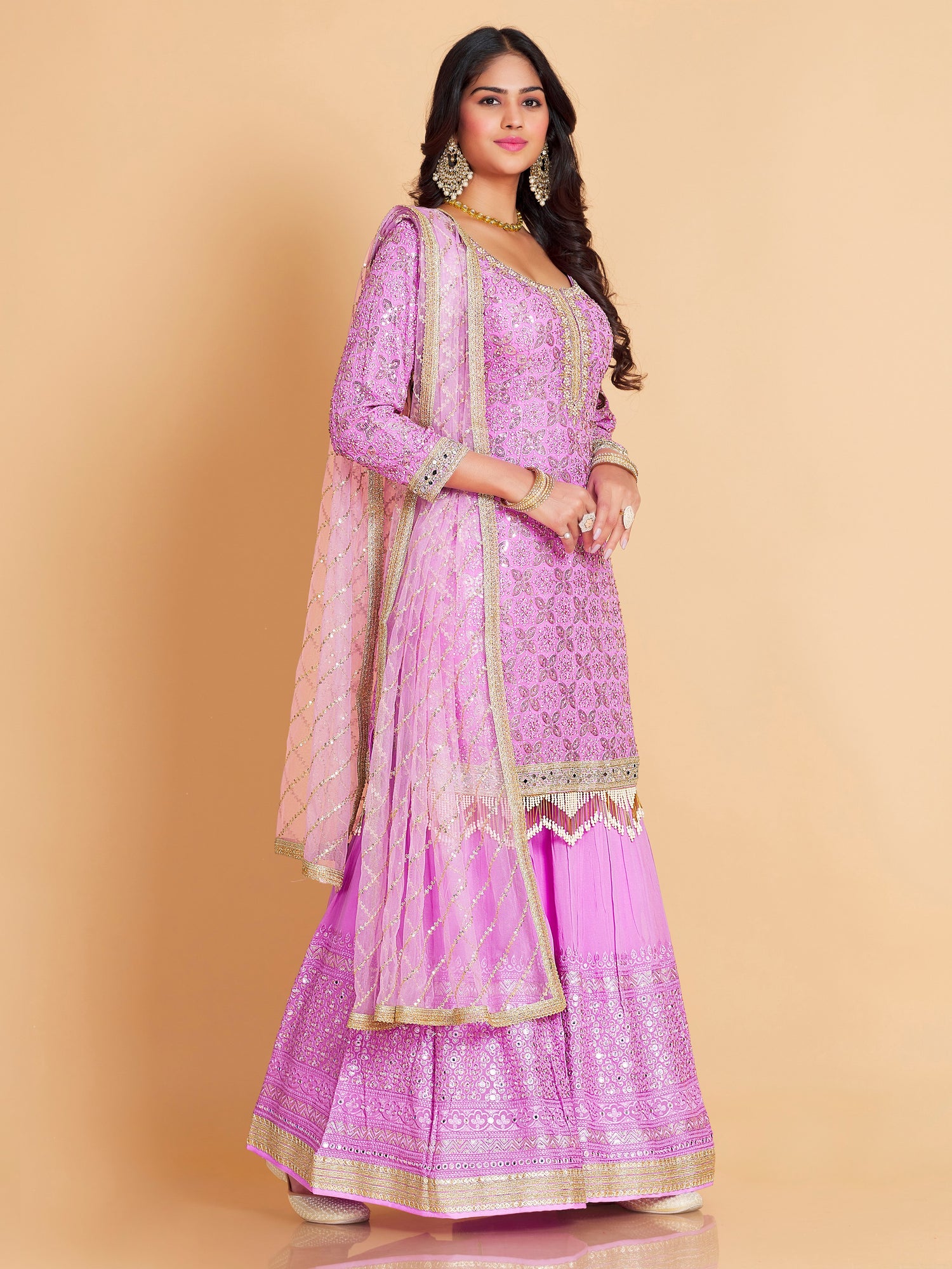 Maheera Sharara Suit - Roop Darshan
