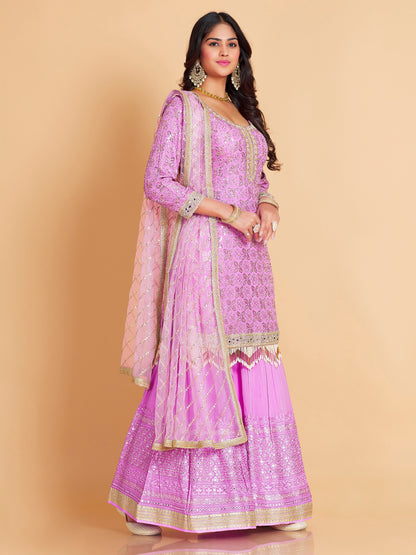 Maheera Sharara Suit - Roop Darshan