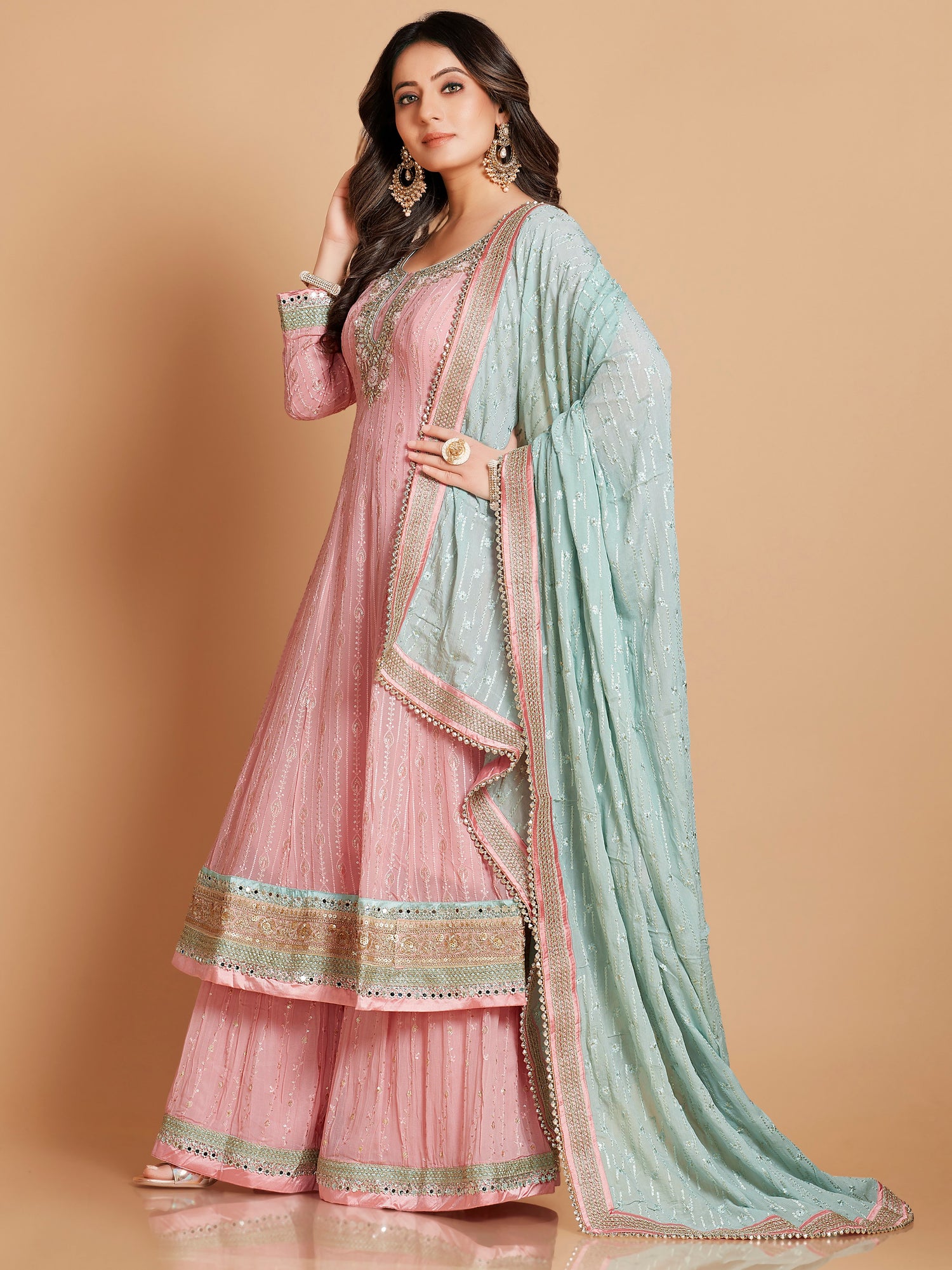 Aisha Sharara Suit - Roop Darshan