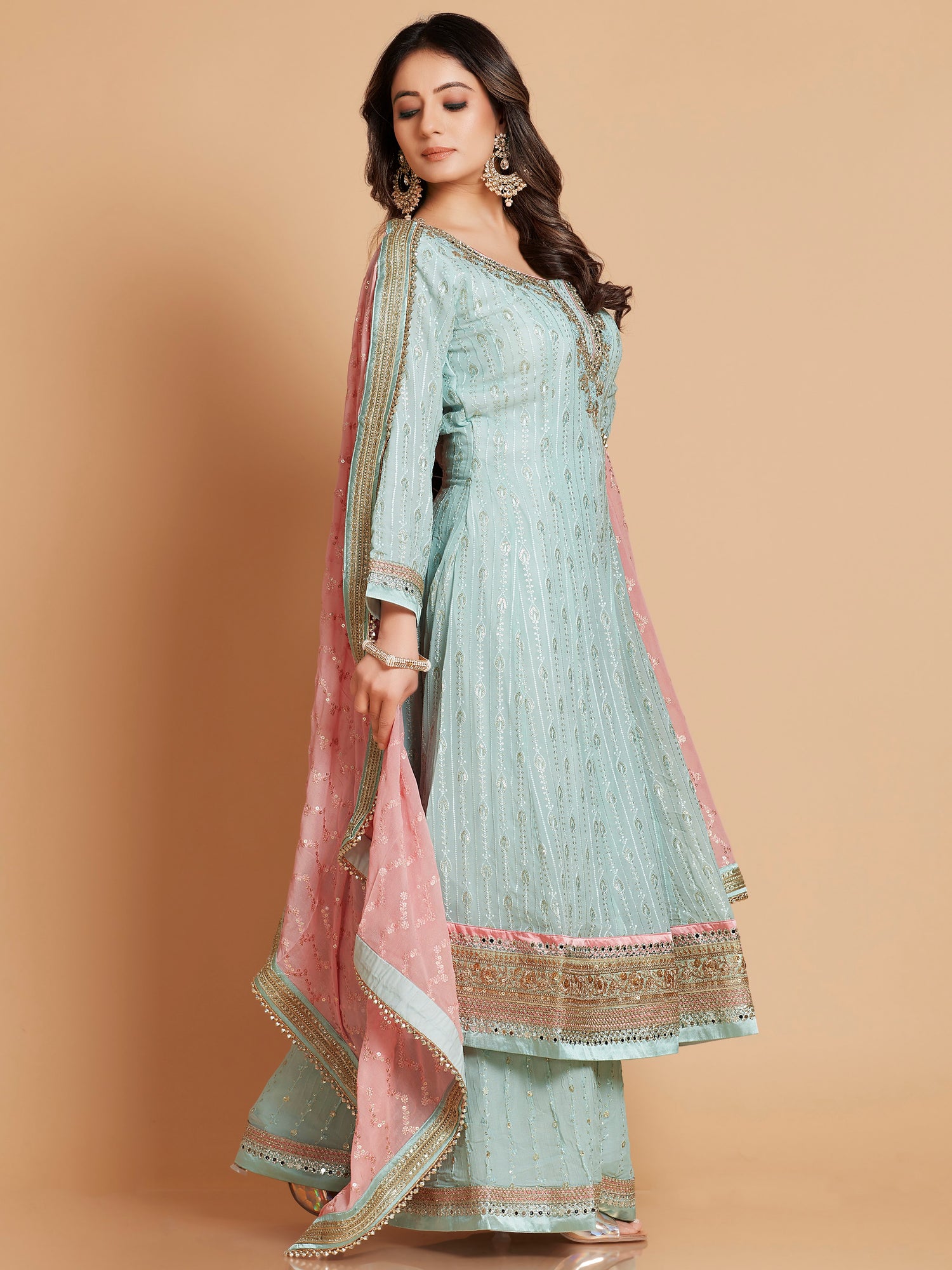 Aisha Sharara Suit - Roop Darshan