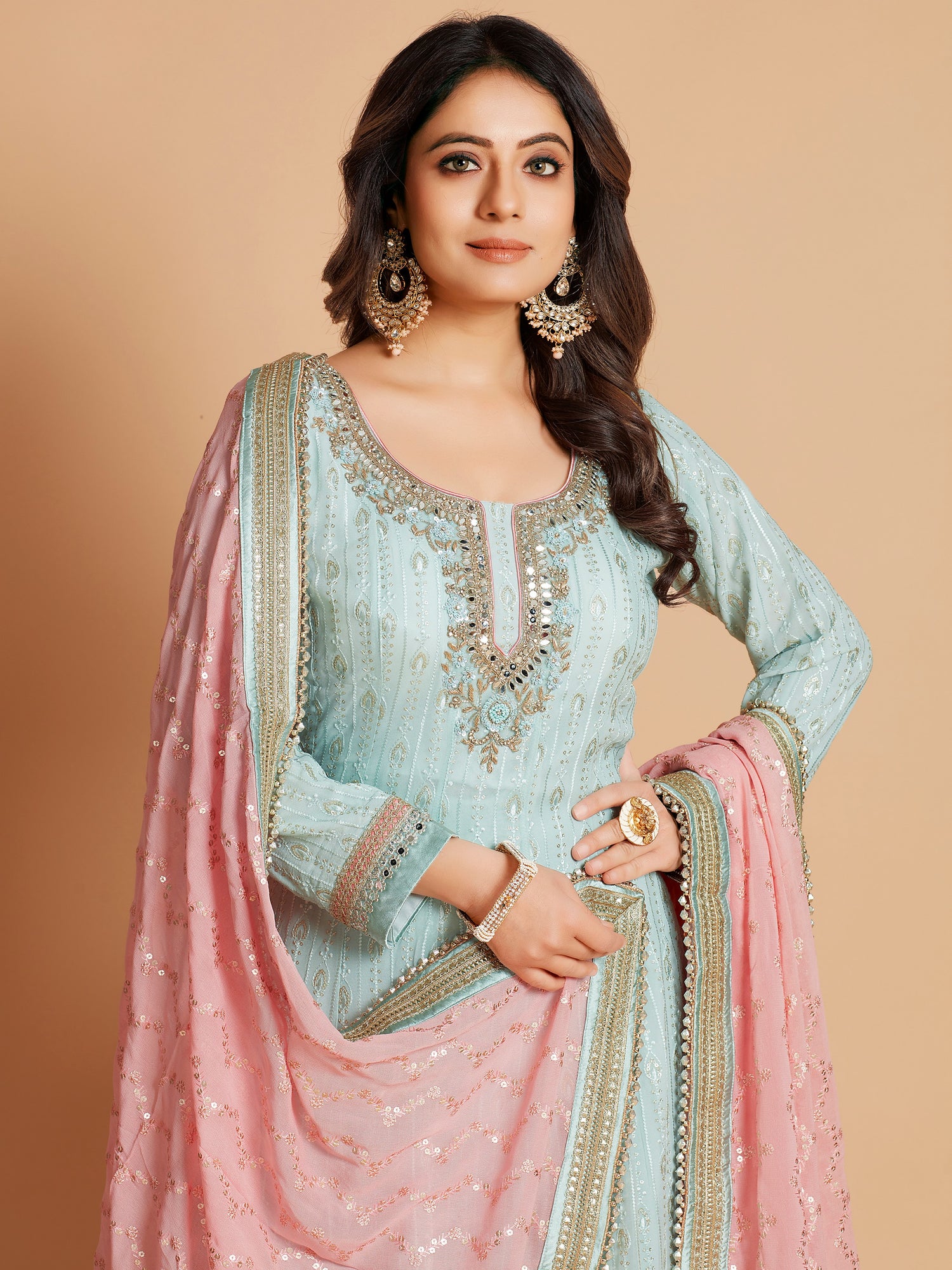Aisha Sharara Suit - Roop Darshan