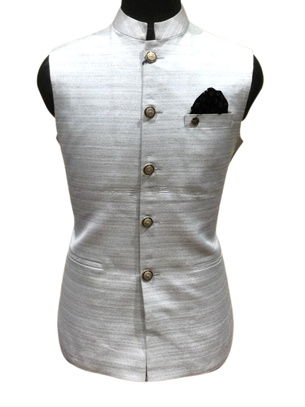 Mens Plain Jacket - Roop Darshan