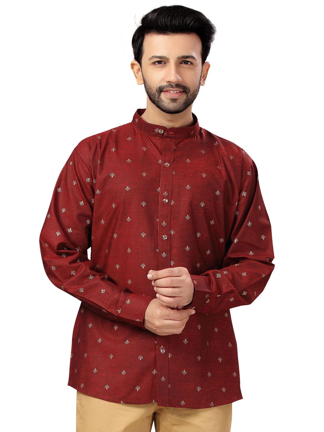 Mens Bandhgala Shirt - Roop Darshan