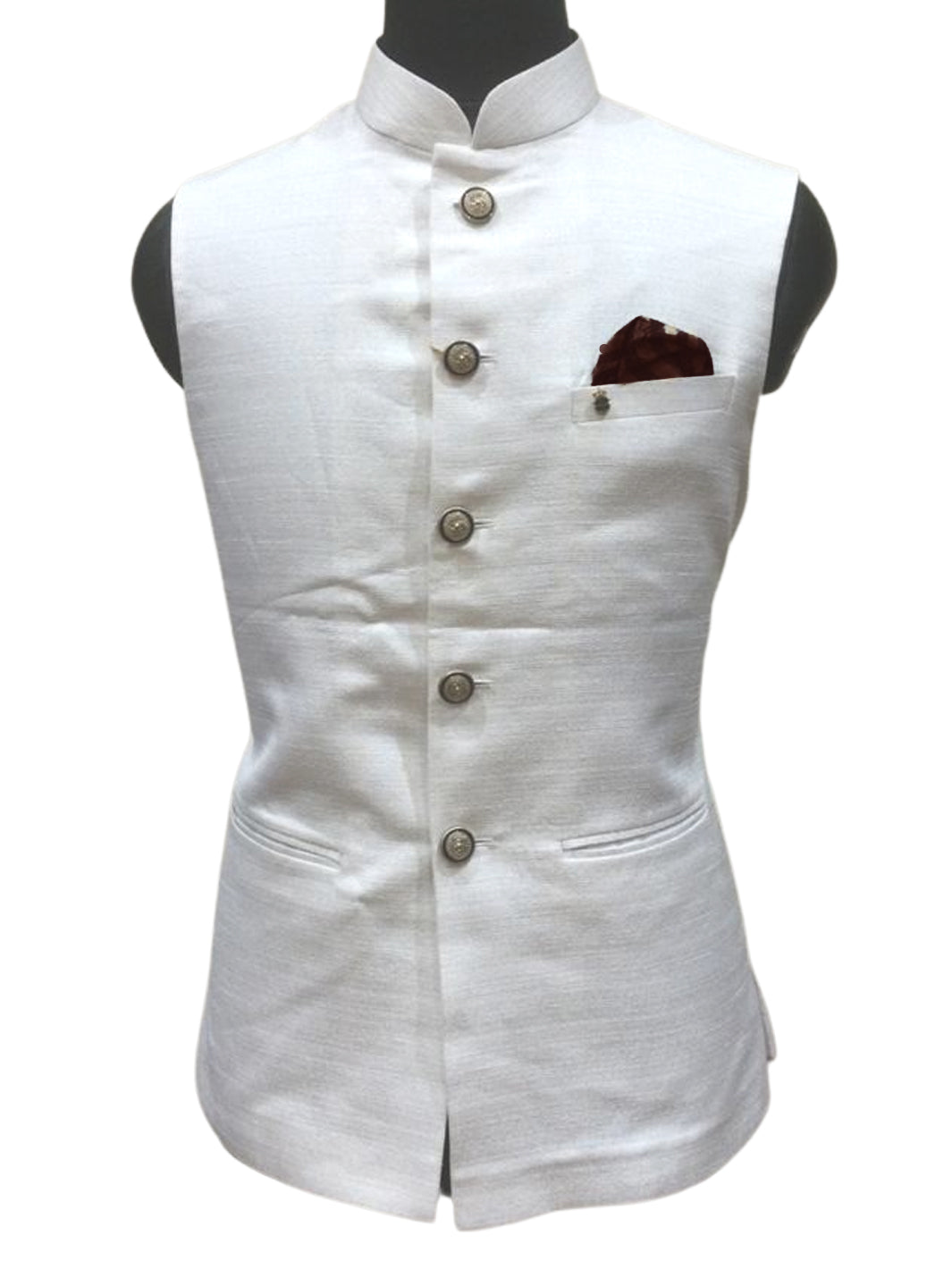 Mens Plain Jacket - Roop Darshan