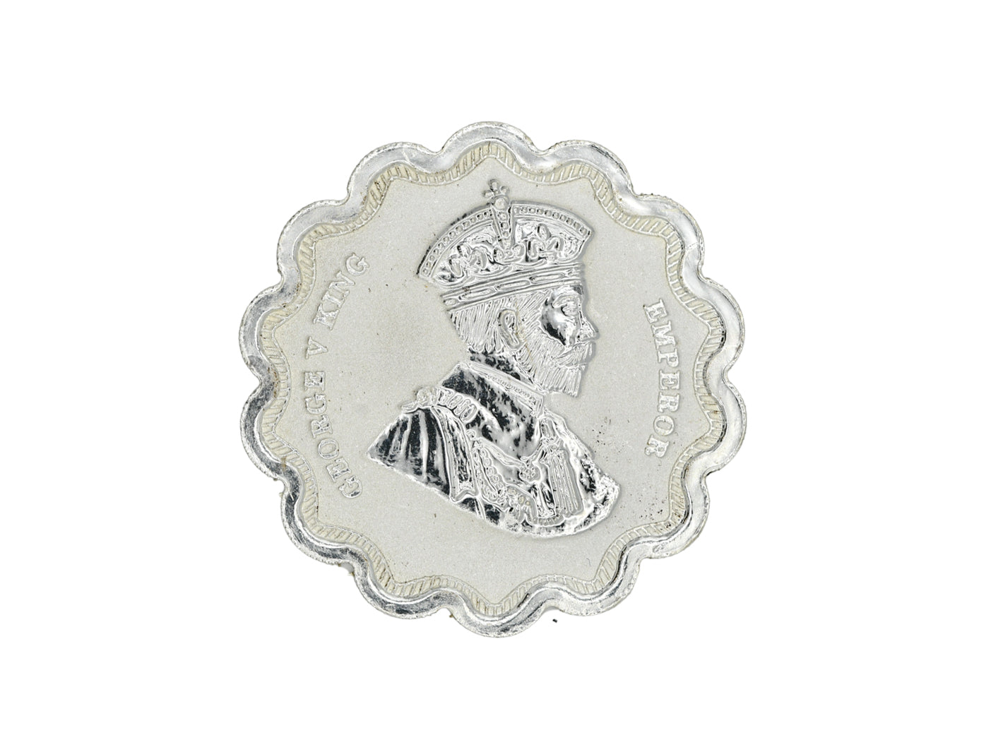 20 Grams George V King Emperor Silver Coin - Roop Darshan