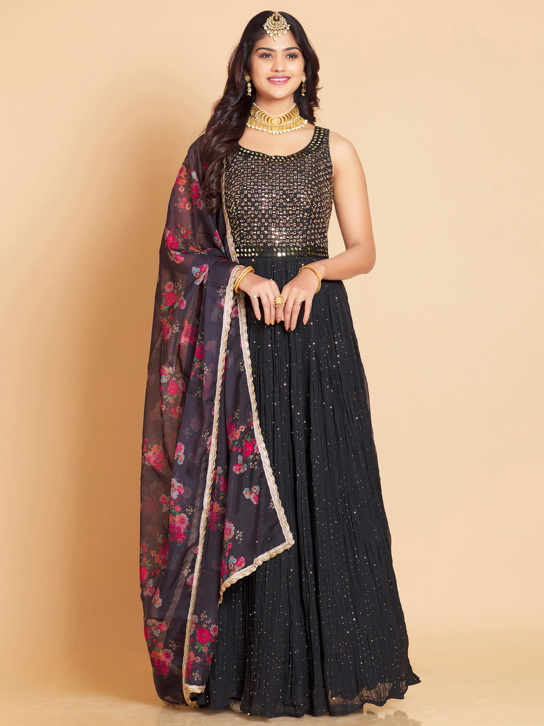 Jaisri Long Flair Suit - Roop Darshan