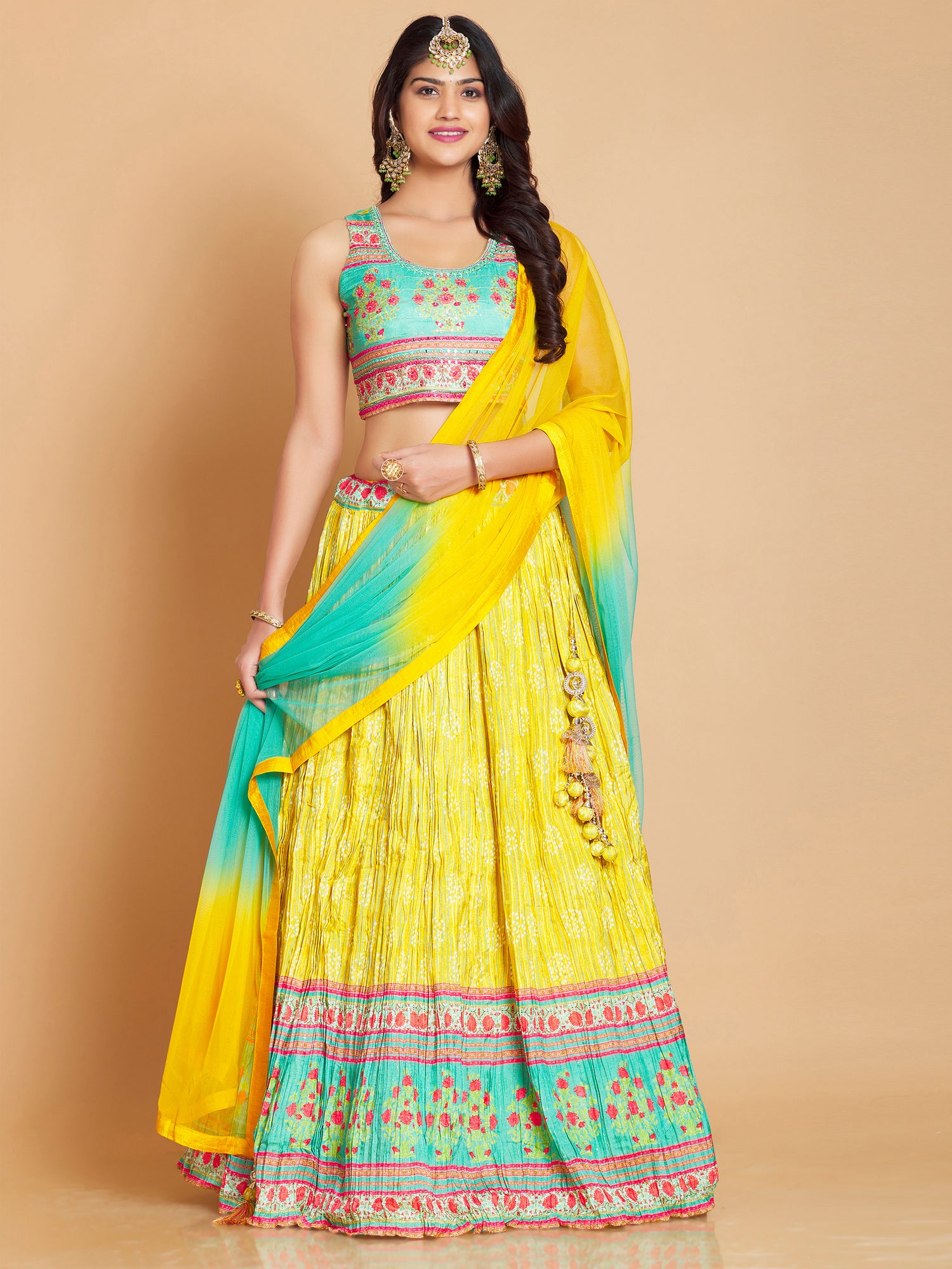 Harita Lehenga Choli. - Roop Darshan