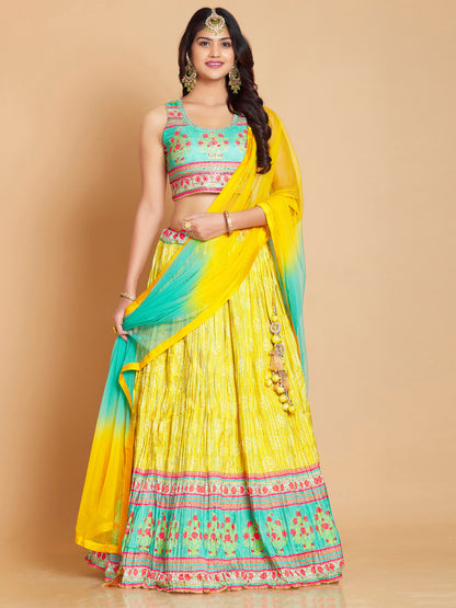 Harita Lehenga Choli. - Roop Darshan
