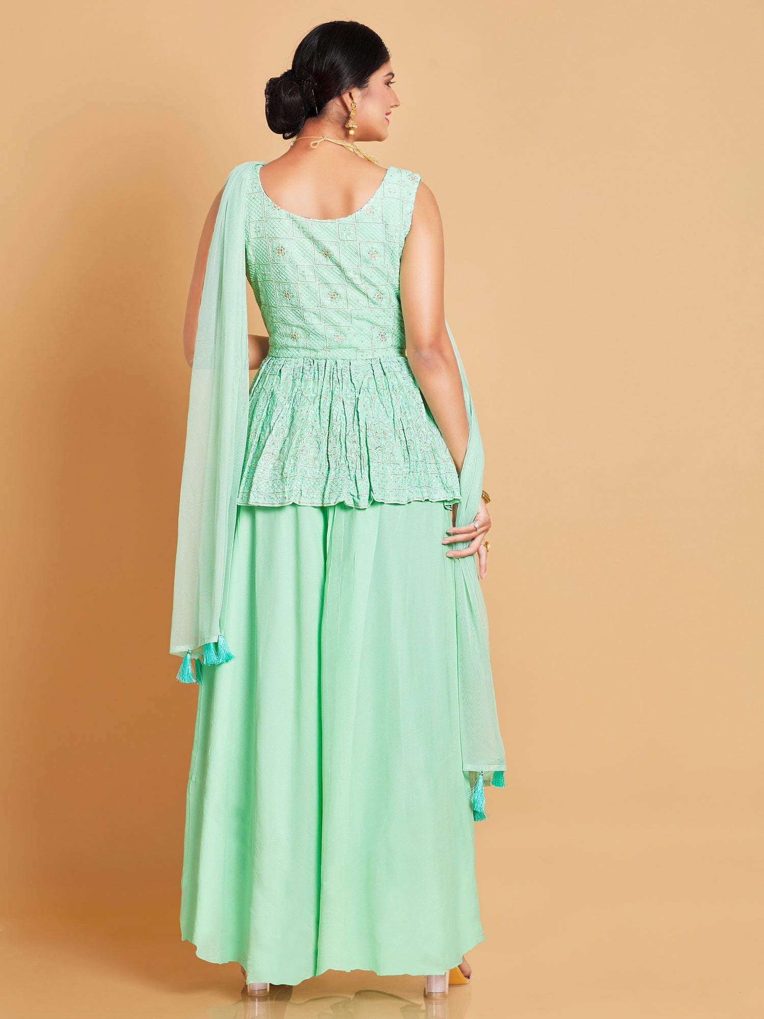 Chetna Palazzo Suit - Roop Darshan
