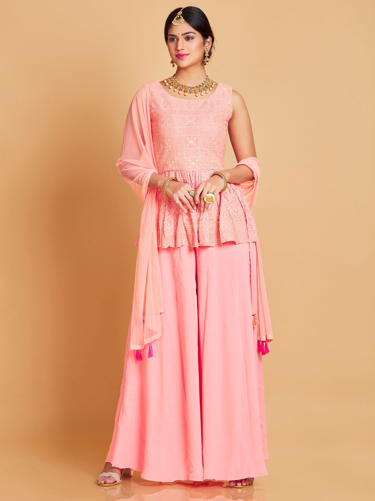 Chetna Palazzo Suit - Roop Darshan
