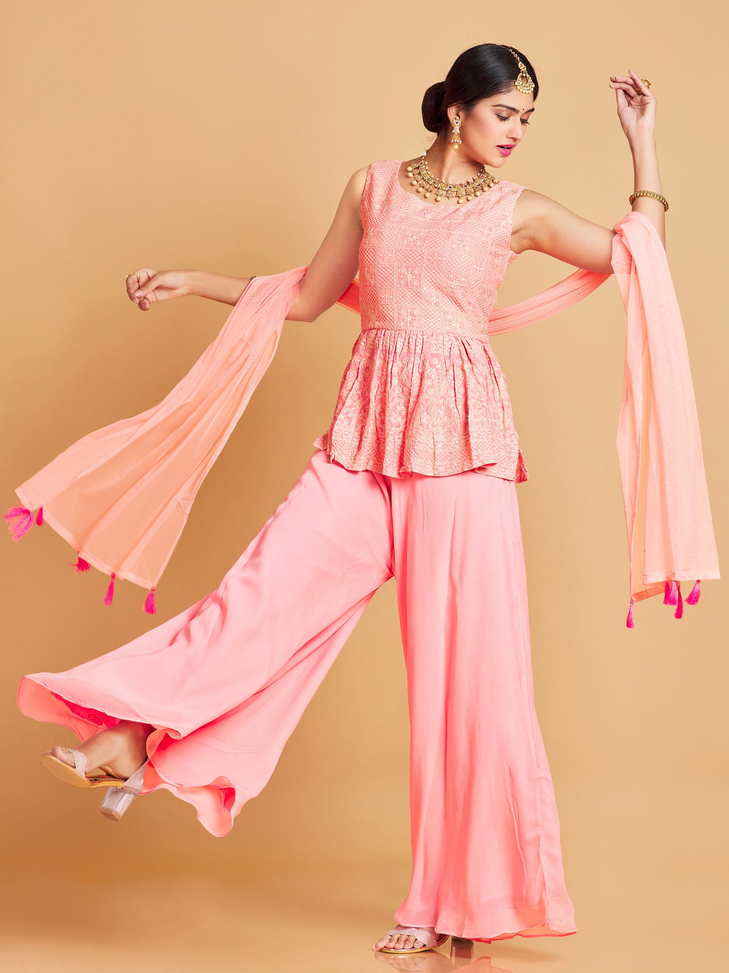 Chetna Palazzo Suit - Roop Darshan