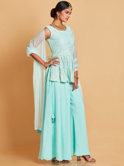 Chetna Palazzo Suit - Roop Darshan
