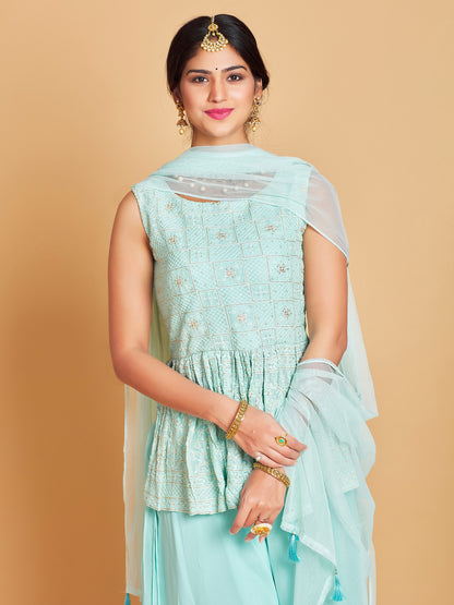 Chetna Palazzo Suit - Roop Darshan