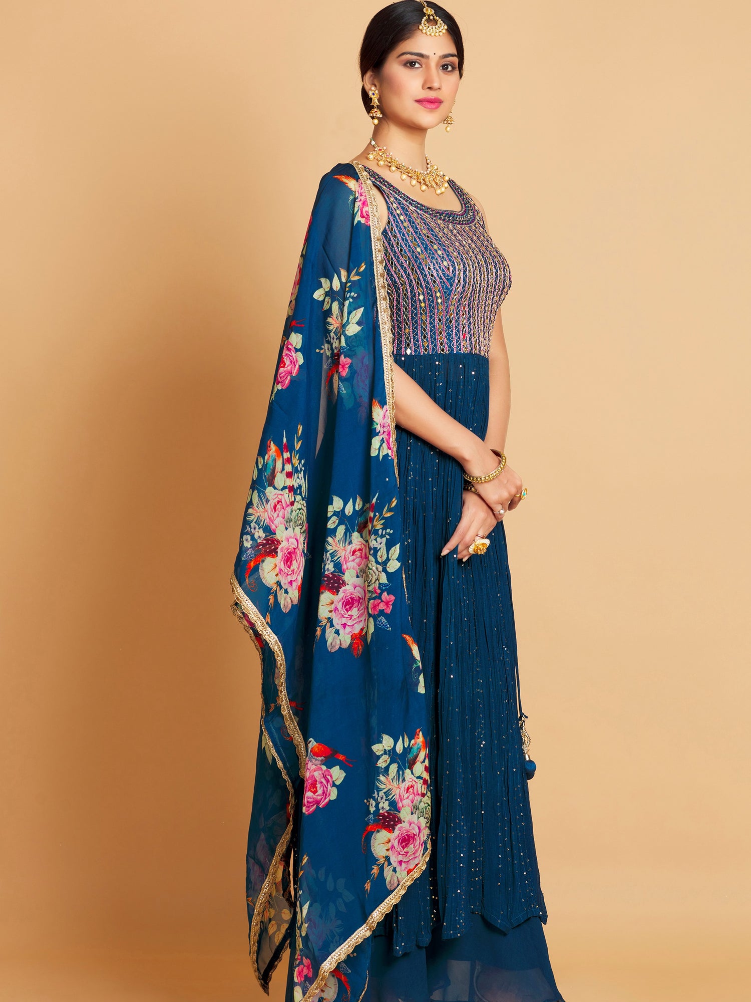 Mannat Plazzo Suit - Roop Darshan