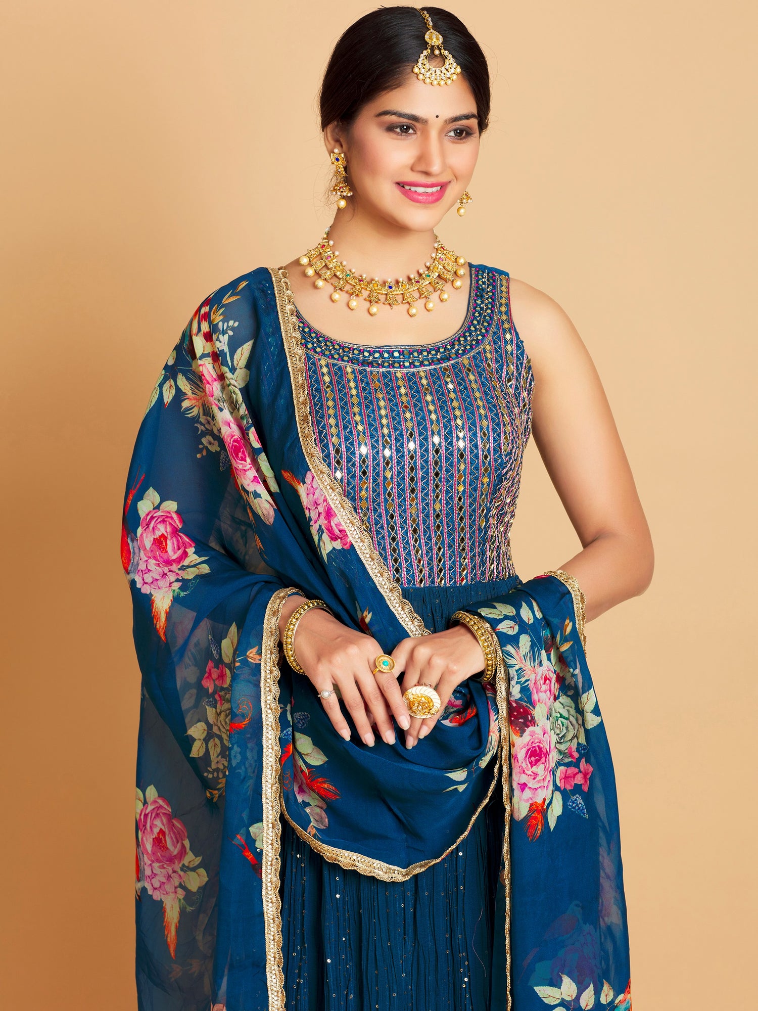 Mannat Plazzo Suit - Roop Darshan