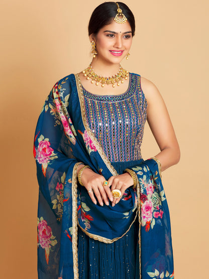 Mannat Plazzo Suit - Roop Darshan