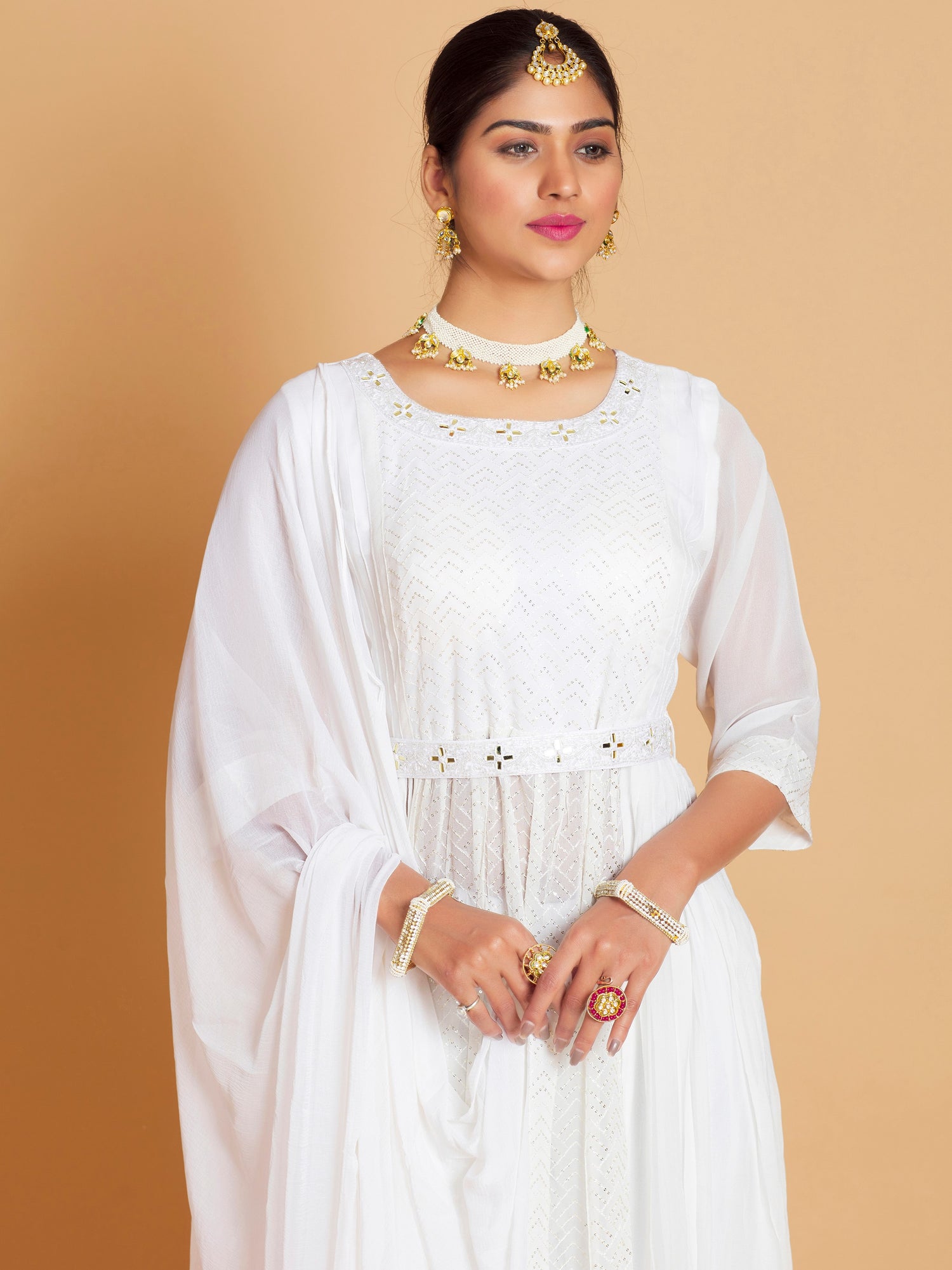 Shabnam Plazzo Suit - Roop Darshan