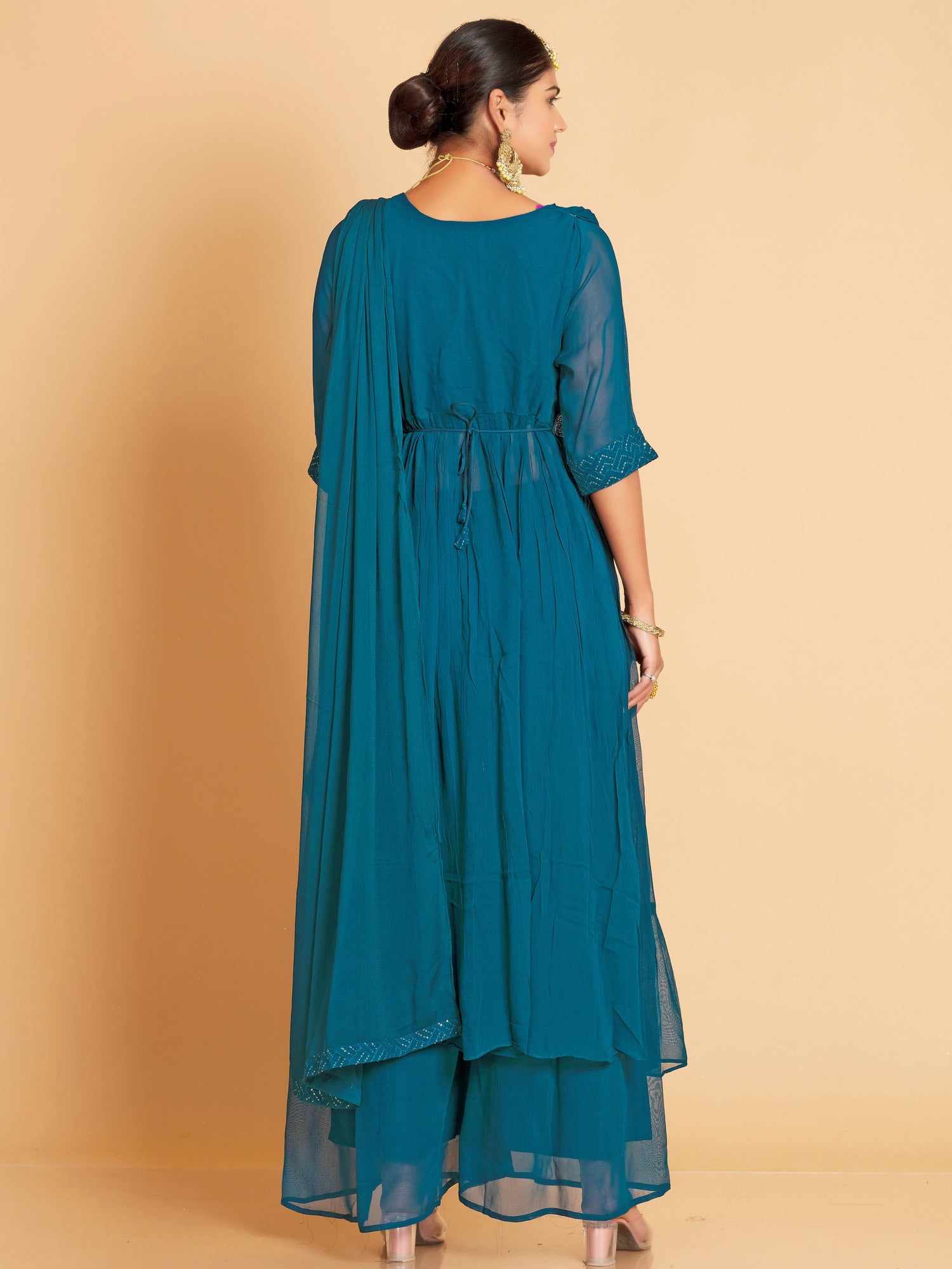 Shabnam Plazzo Suit - Roop Darshan