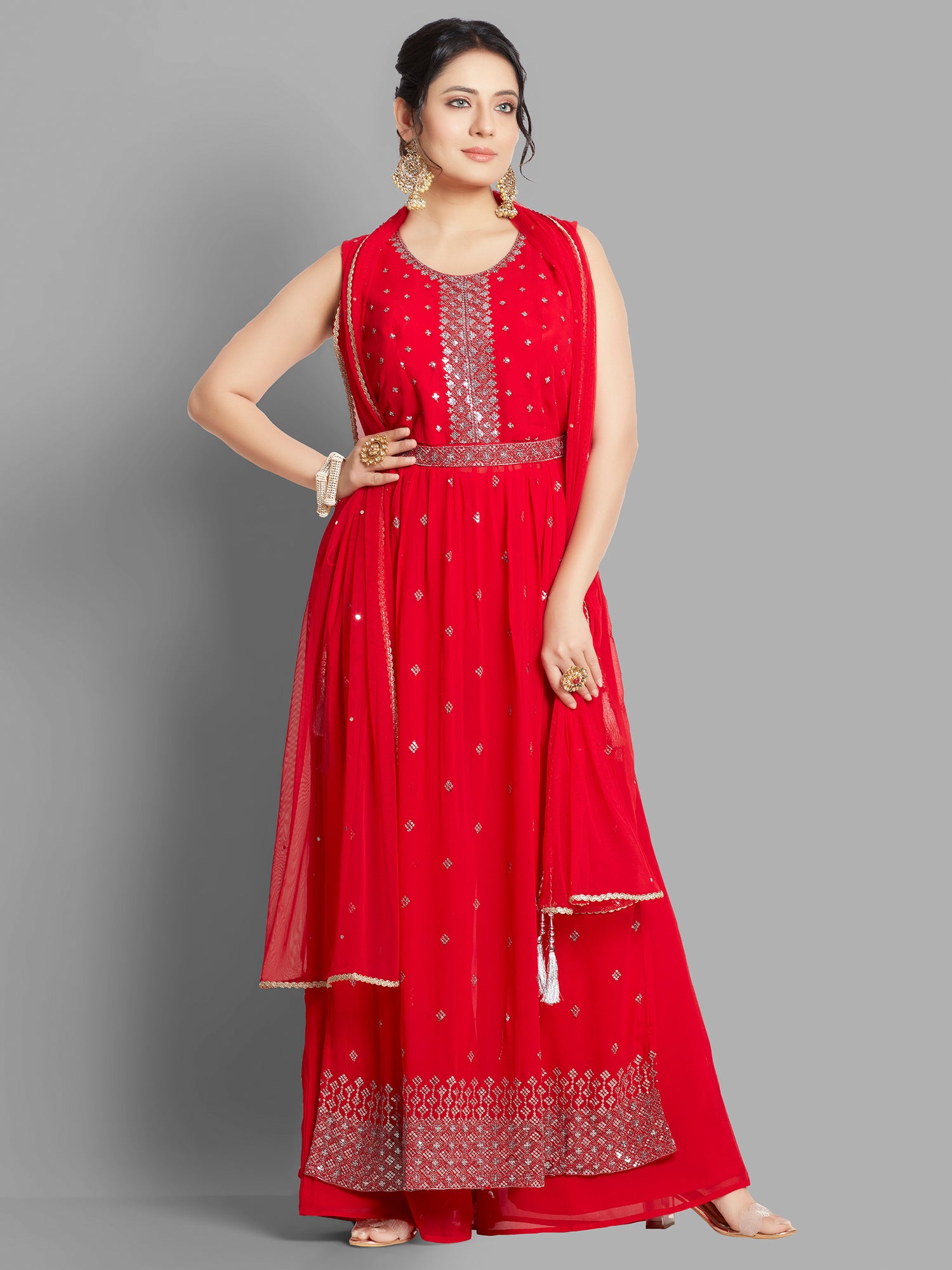 Arvika Palazzo Suit - Roop Darshan